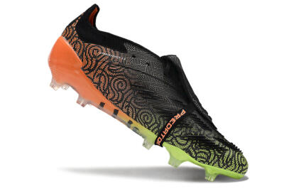 Adidas Predator Elite Foldover Tongue FG Firm Ground Soccer Cleats - Black/White/Green