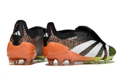 Adidas Predator Elite Foldover Tongue FG Firm Ground Soccer Cleats - Black/White/Green