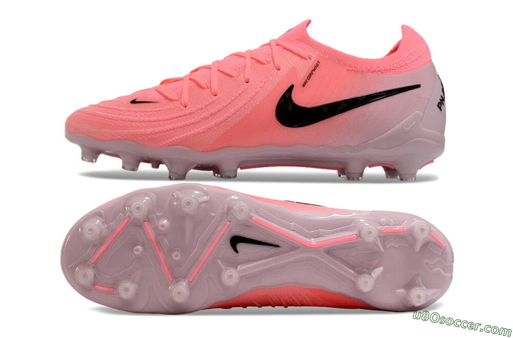 Nike Phantom Luna Elite AG Artificial Grass Soccer Cleats - Pink/Black/White 0