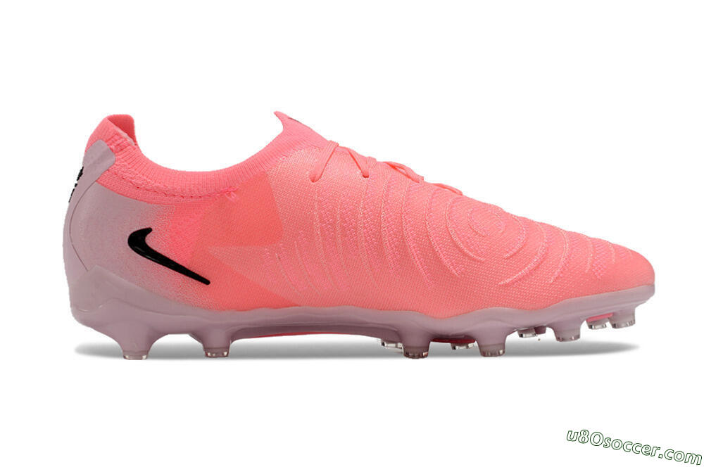 Nike Phantom Luna Elite AG Artificial Grass Soccer Cleats - Pink/Black/White 6