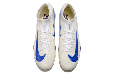 Nike Air Zoom Mercurial Superfly 10 Elite TF Artificial Turf Soccer Shoes - Beige/Blue
