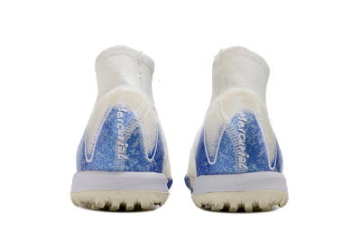 Nike Air Zoom Mercurial Superfly 10 Elite TF Artificial Turf Soccer Shoes - Beige/Blue