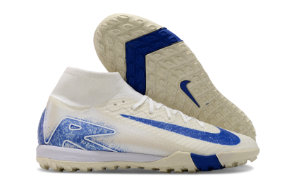 Nike Air Zoom Mercurial Superfly 10 Elite TF Artificial Turf Soccer Shoes - Beige/Blue