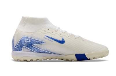 Nike Air Zoom Mercurial Superfly 10 Elite TF Artificial Turf Soccer Shoes - Beige/Blue