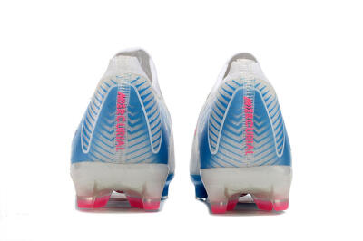 Nike Air Zoom Mercurial Vapor 16 Elite AG Artificial Grass Soccer Cleats - White/Pink/Blue