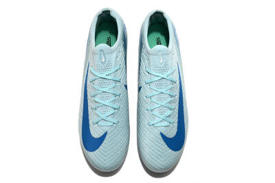 Nike Air Zoom Mercurial Vapor 16 Elite AG Artificial Grass Soccer Cleats - Jade/Beige/Blue
