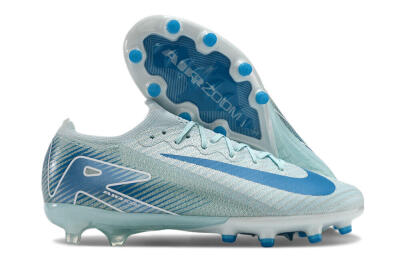 Nike Air Zoom Mercurial Vapor 16 Elite AG Artificial Grass Soccer Cleats - Jade/Beige/Blue