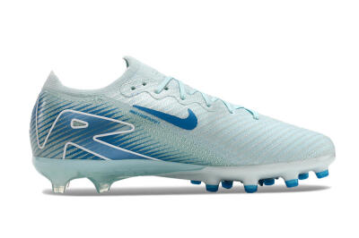 Nike Air Zoom Mercurial Vapor 16 Elite AG Artificial Grass Soccer Cleats - Jade/Beige/Blue
