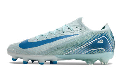 Nike Air Zoom Mercurial Vapor 16 Elite AG Artificial Grass Soccer Cleats - Jade/Beige/Blue