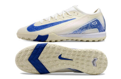 Nike Air Zoom Mercurial Vapor 16 Elite TF Artificial Turf Soccer Shoes - Beige/Blue