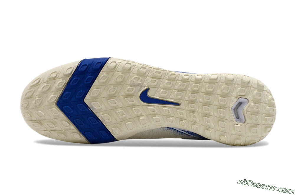 Nike Air Zoom Mercurial Vapor 16 Elite TF Artificial Turf Soccer Shoes - Beige/Blue 6