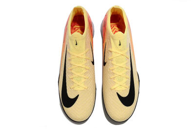 Nike Air Zoom Mercurial Vapor 16 Elite TF Artificial Turf Soccer Shoes - Yellow/Black/Orange