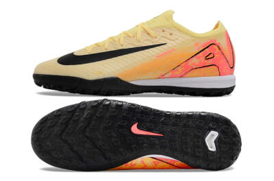 Nike Air Zoom Mercurial Vapor 16 Elite TF Artificial Turf Soccer Shoes - Yellow/Black/Orange