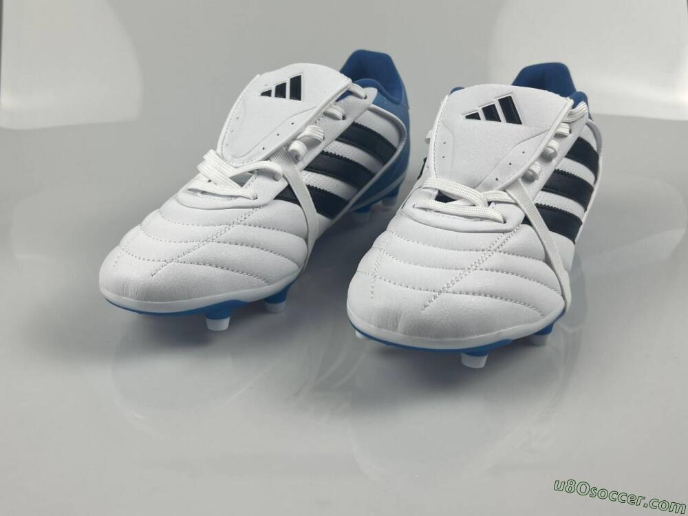 Adidas Adipure11 Pro X PD25 TRX FG Firm Ground Soccer Cleats - White/Black/Blue