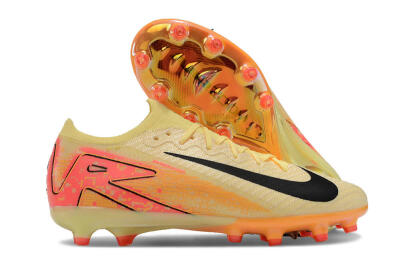 Nike Air Zoom Mercurial Vapor 16 Elite AG Artificial Grass Soccer Cleats - Yellow/Black/Orange