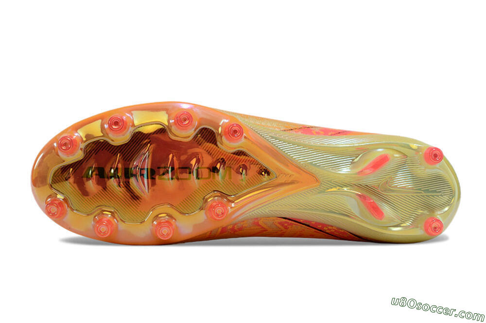 Nike Air Zoom Mercurial Vapor 16 Elite AG Artificial Grass Soccer Cleats - Yellow/Black/Orange 6