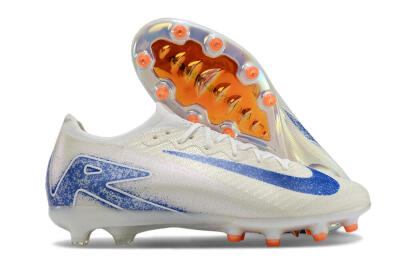 Nike Air Zoom Mercurial Vapor 16 Elite AG Artificial Grass Soccer Cleats - Beige/Blue