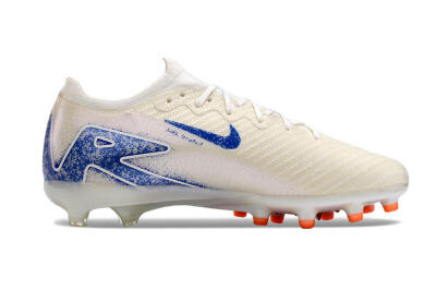 Nike Air Zoom Mercurial Vapor 16 Elite AG Artificial Grass Soccer Cleats - Beige/Blue