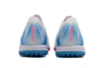 Nike Air Zoom Mercurial Vapor 16 Elite TF Artificial Turf Soccer Shoes - White/Pink/Blue