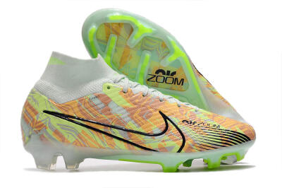 Nike Air Zoom Mercurial Superfly 9 Elite FG Firm Ground Soccer Cleats - Blue/Green
