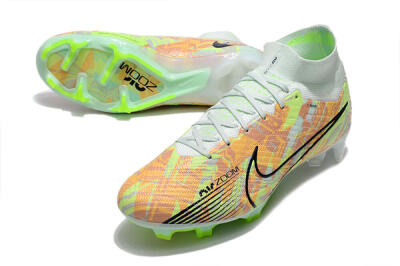Nike Air Zoom Mercurial Superfly 9 Elite FG Firm Ground Soccer Cleats - Blue/Green