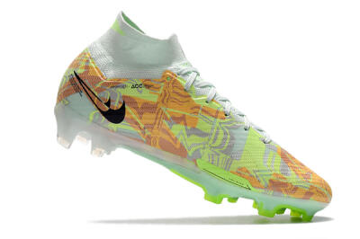 Nike Air Zoom Mercurial Superfly 9 Elite FG Firm Ground Soccer Cleats - Blue/Green
