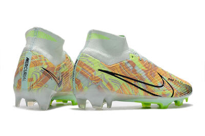 Nike Air Zoom Mercurial Superfly 9 Elite FG Firm Ground Soccer Cleats - Blue/Green