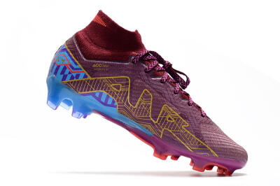 Nike Air Zoom Mercurial Superfly 9 Elite FG Firm Ground Soccer Cleats - Purple/Blue/Gold