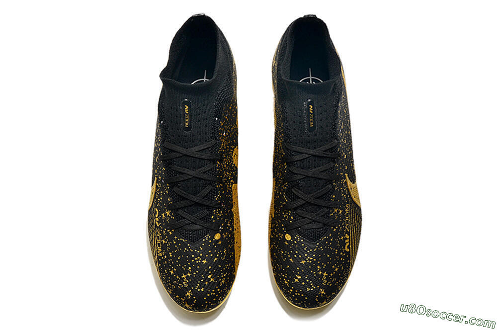 Nike Air Zoom Mercurial Superfly 9 Elite FG Firm Ground Soccer Cleats - White/Gold/Silver 4