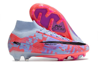 Nike Air Zoom Mercurial Superfly 9 Elite FG Firm Ground Soccer Cleats - Blue/Purple/Pink