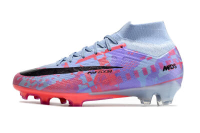 Nike Air Zoom Mercurial Superfly 9 Elite FG Firm Ground Soccer Cleats - Blue/Purple/Pink