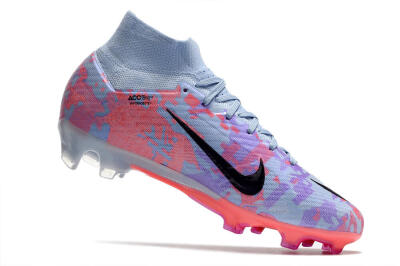 Nike Air Zoom Mercurial Superfly 9 Elite FG Firm Ground Soccer Cleats - Blue/Purple/Pink