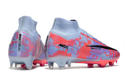 Nike Air Zoom Mercurial Superfly 9 Elite FG Firm Ground Soccer Cleats - Blue/Purple/Pink