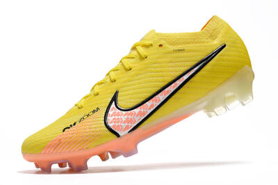 Nike Air Zoom Mercurial Vapor 15 Elite FG Firm Ground Soccer Cleats - Yellow/Pink