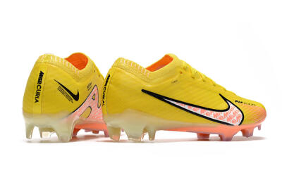 Nike Air Zoom Mercurial Vapor 15 Elite FG Firm Ground Soccer Cleats - Yellow/Pink