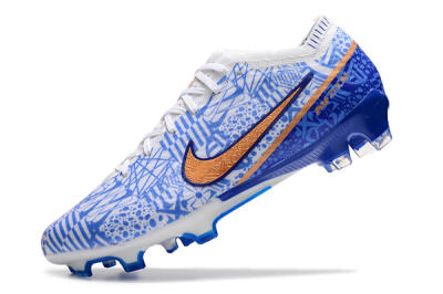 Nike Air Zoom Mercurial Vapor 15 Elite FG Firm Ground Soccer Cleats - Blue/White/Red