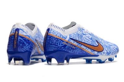 Nike Air Zoom Mercurial Vapor 15 Elite FG Firm Ground Soccer Cleats - Blue/White/Red