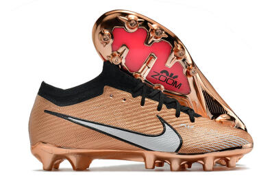 Nike Air Zoom Mercurial Vapor 15 Elite FG Firm Ground Soccer Cleats - Gold/White/Black