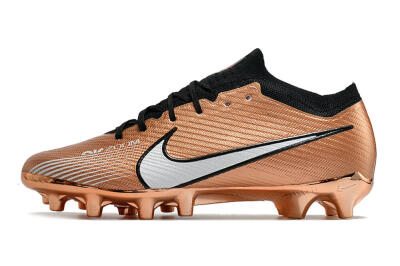 Nike Air Zoom Mercurial Vapor 15 Elite FG Firm Ground Soccer Cleats - Gold/White/Black