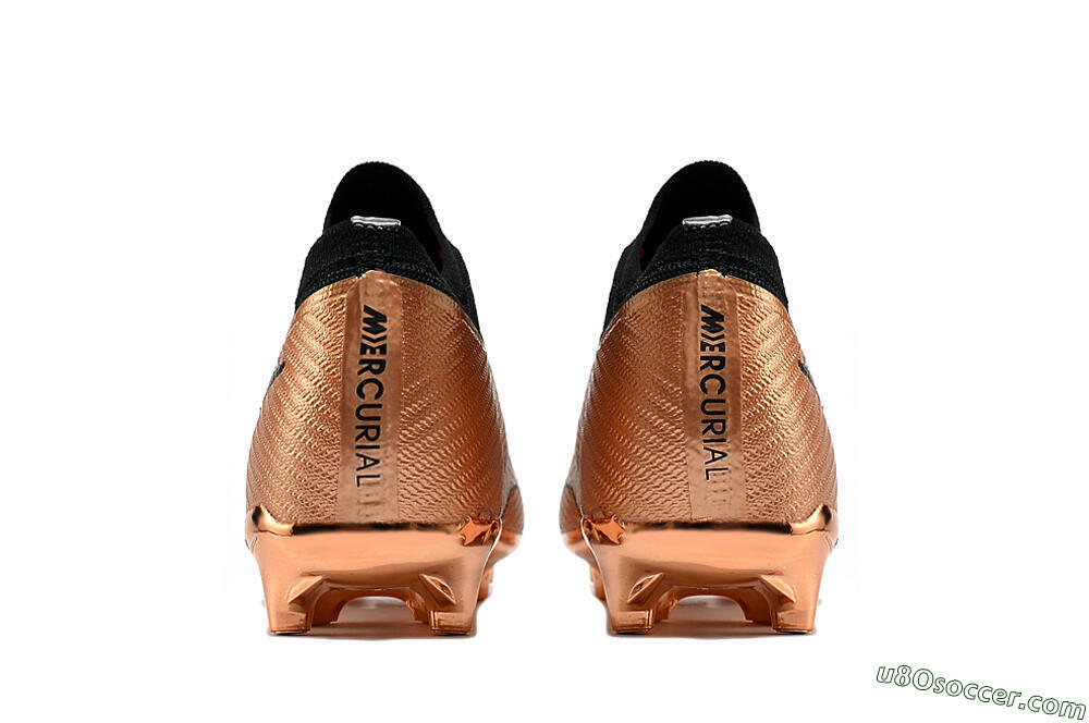 Nike Air Zoom Mercurial Vapor 15 Elite FG Firm Ground Soccer Cleats - Gold/White/Black 5