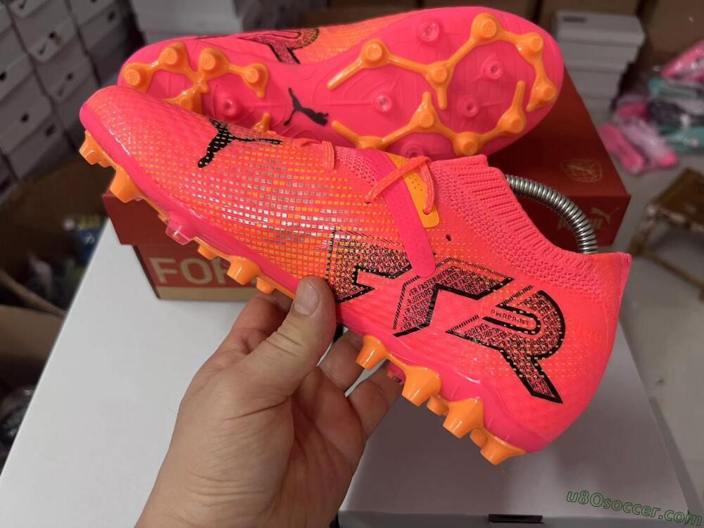 Puma Future Ultimate MG Multi Ground Soccer Cleats - Red/Black/Orange