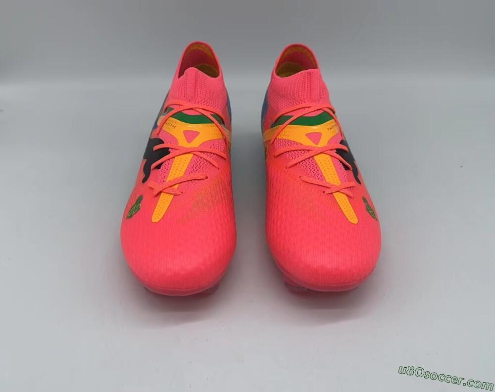 Puma Future Ultimate FG Firm Ground Soccer Cleats - Red/Green/Blue/Yellow