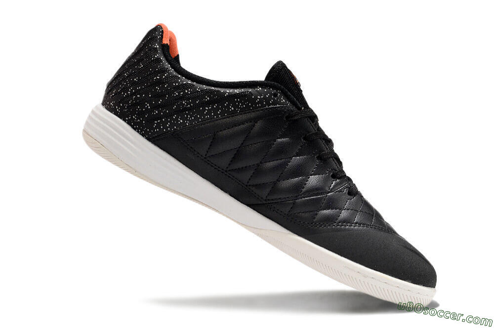 Nike Lunar Gato 2 TF Indoor & Futsal Soccer Shoes - Black/White/Orange 4