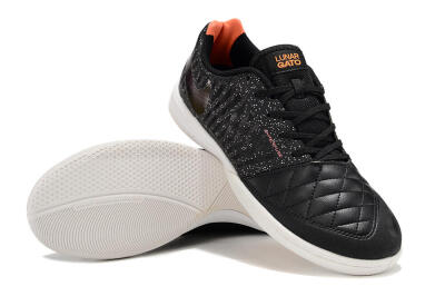 Nike Lunar Gato 2 TF Indoor & Futsal Soccer Shoes - Black/White/Orange