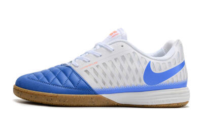 Nike Lunar Gato 2 IC Indoor & Futsal Soccer Shoes - White/Blue