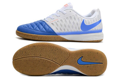 Nike Lunar Gato 2 IC Indoor & Futsal Soccer Shoes - White/Blue