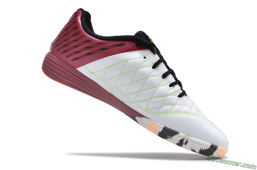Nike Lunar Gato 2 IC Indoor & Futsal Soccer Shoes - White/Red/Black 4