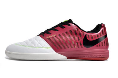 Nike Lunar Gato 2 IC Indoor & Futsal Soccer Shoes - White/Red/Black