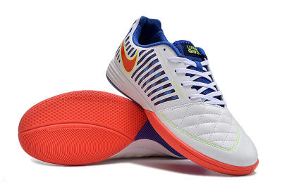Nike Lunar Gato 2 IC Indoor & Futsal Soccer Shoes - White/Blue/Red
