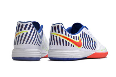 Nike Lunar Gato 2 IC Indoor & Futsal Soccer Shoes - White/Blue/Red